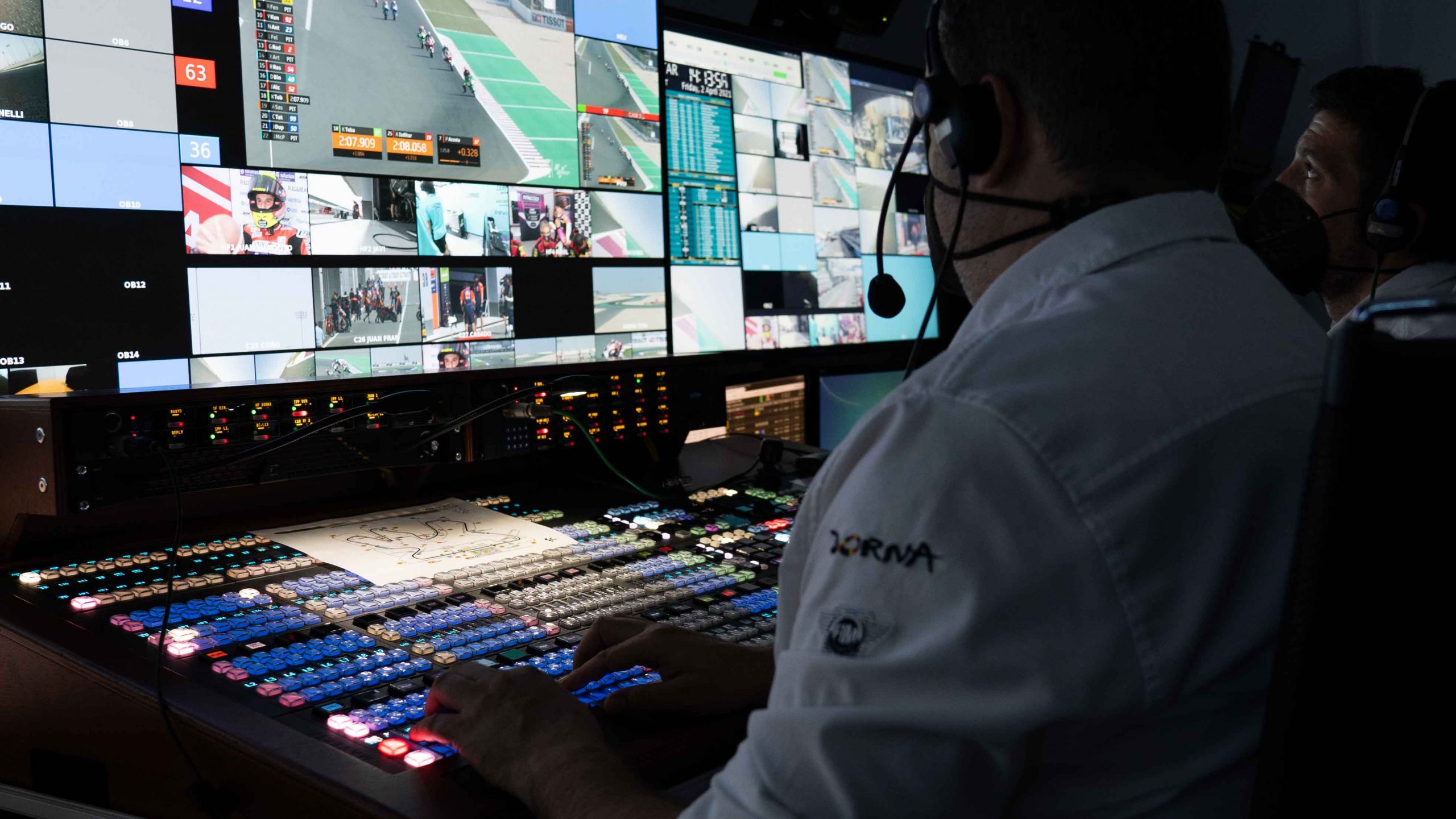 Grass Valley Kahuna 6400 Switcher Provides Production Backbone of DORNA Sports Coverage of 2021 Grand Prix Motorcycling