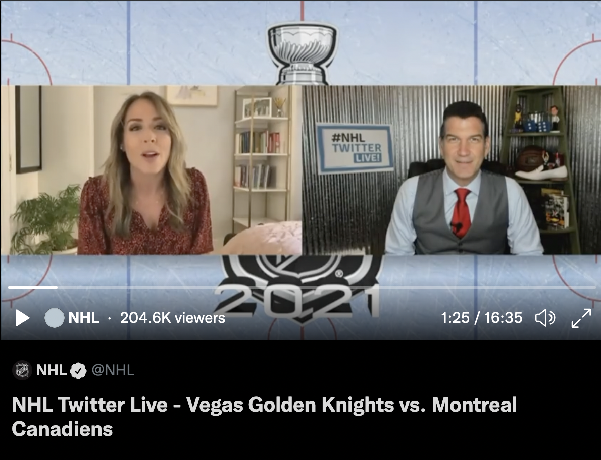 The Switch Powers Virtualized Production of NHL Stanley Cup Playoffs Pre-Game Twitter Live Shows