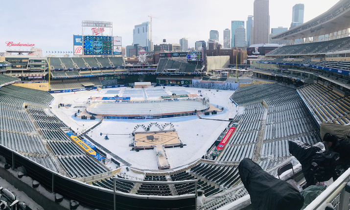 2022 Winter Classic Breaks Coldest Outdoor NHL Game Record - CBS
