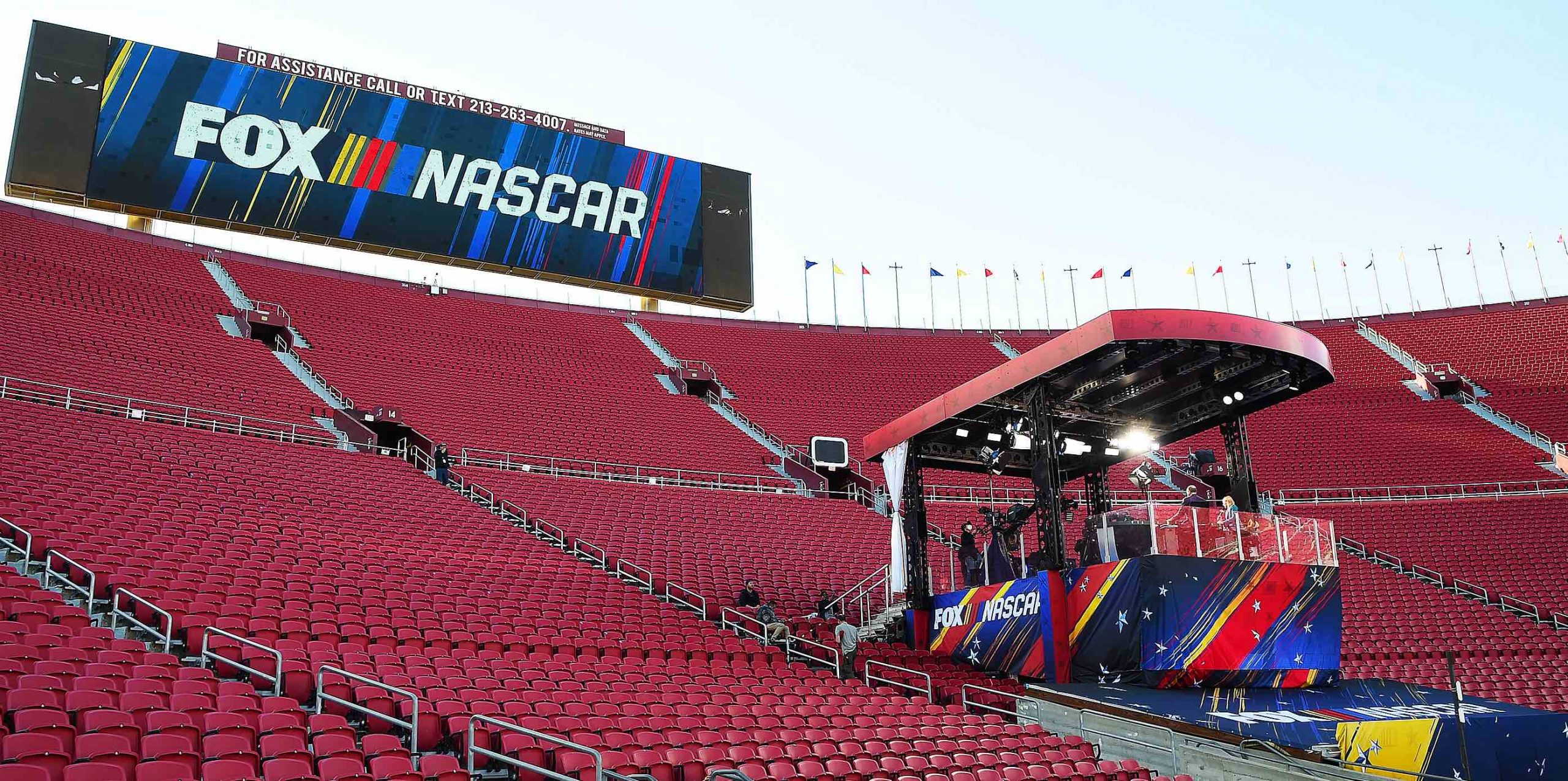 NASCAR Clash at the Coliseum Fox Sports Goes All Out With 1080p HDR Workflows at Historic Venue