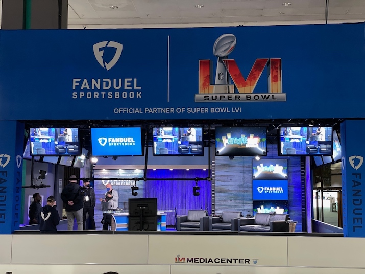 Live From Super Bowl LVI: Devlin Design Group Handles Creative Direction of  FanDuel Studio Set on Radio Row