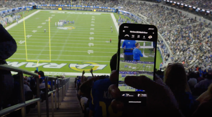 Live From Super Bowl LVI: Verizon Powers 5G Multi-View for In-Venue Fans,  Halftime-Show Option for At-Home Viewers