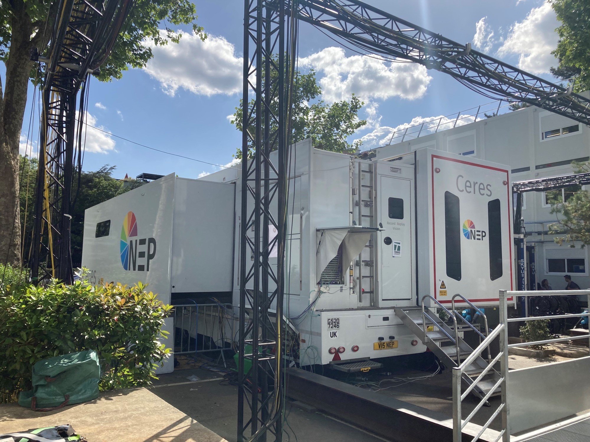 2022 French Open Tennis Channel Shifts to NEPs Ceres Mobile Unit for 16th Year at Roland Garros
