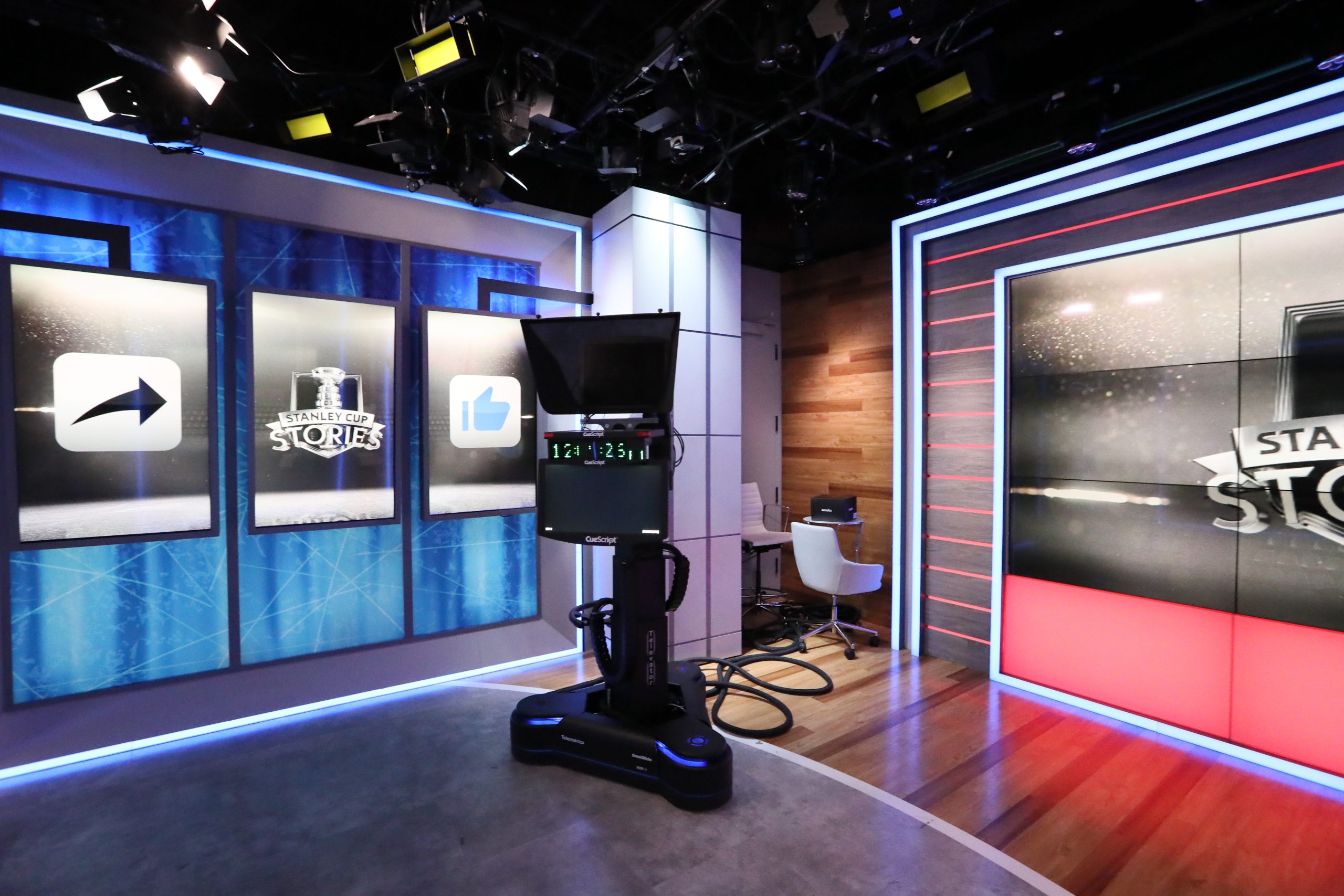 NHL Ramps Up New Production Studio at Hudson Yards NYC HQ for Stanley Cup Playoffs