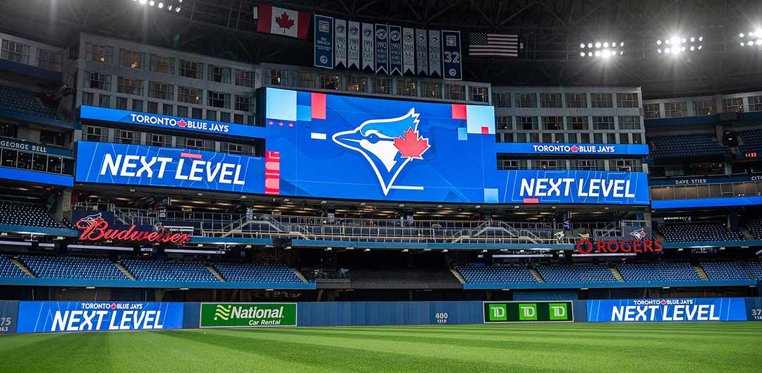 Toronto Blue Jays Revamp In-Game Experience at Rogers Centre With 10 New  Daktronics LED Displays