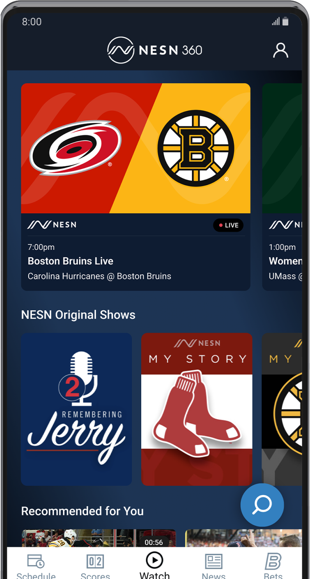 NESN Becomes First RSN To Launch DTC Streaming Service With NESN 360