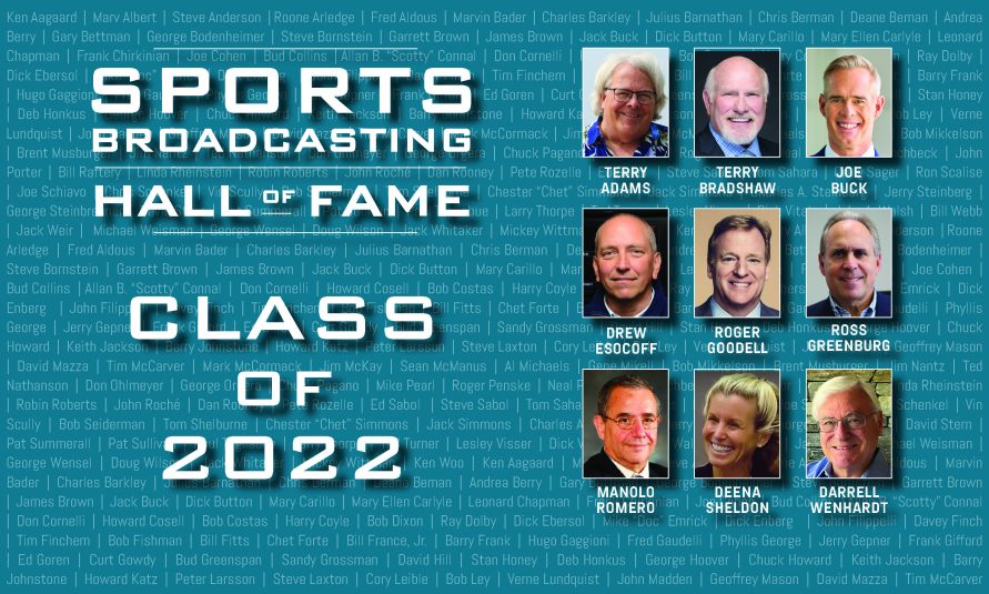 Sports Broadcasting Hall of Fame Announces Class of 2022