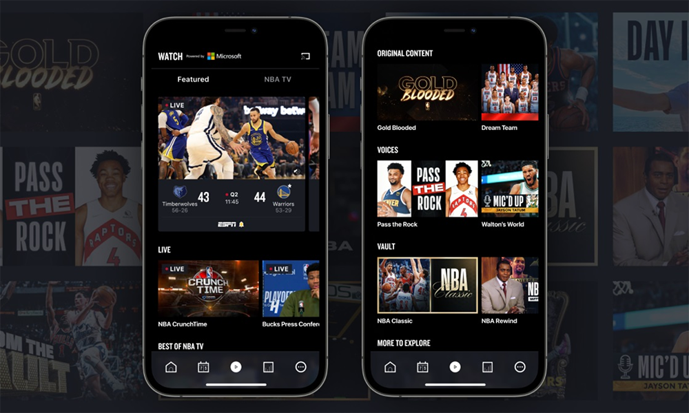 NBA, TV App, Roku Channel Store