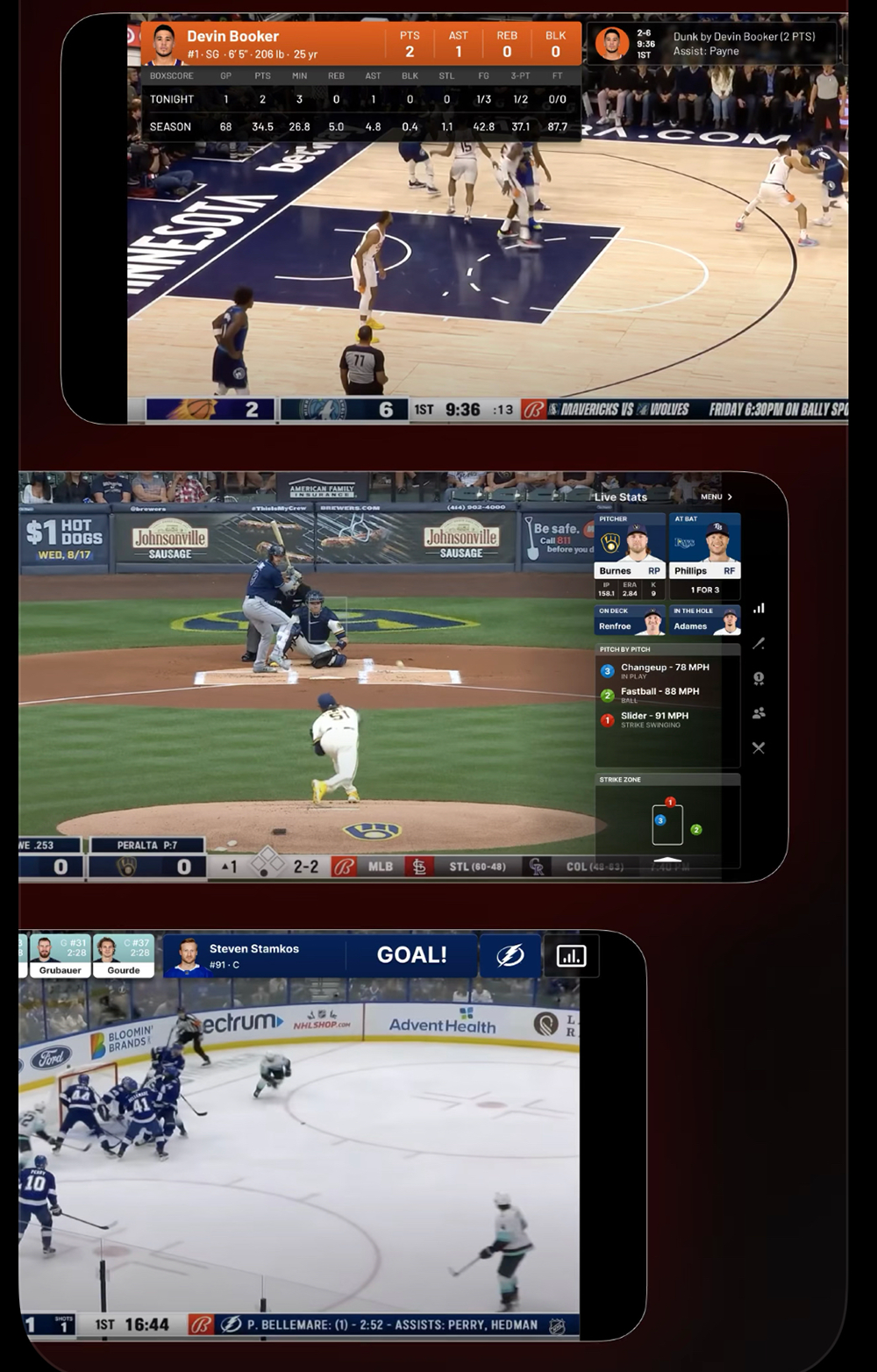 Bally Sports+ Offers Cord-Cutters 1080p Live Game Streams, First-Time In- Market Access