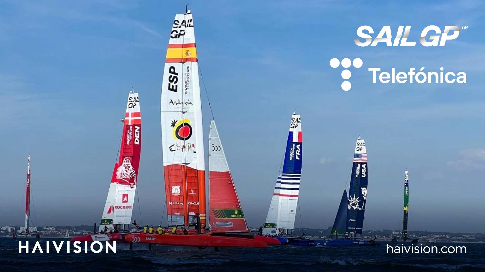 Haivision 5G Video Technology Enables Telefónicas Drone Coverage at 2022 Spain Sail Grand Prix