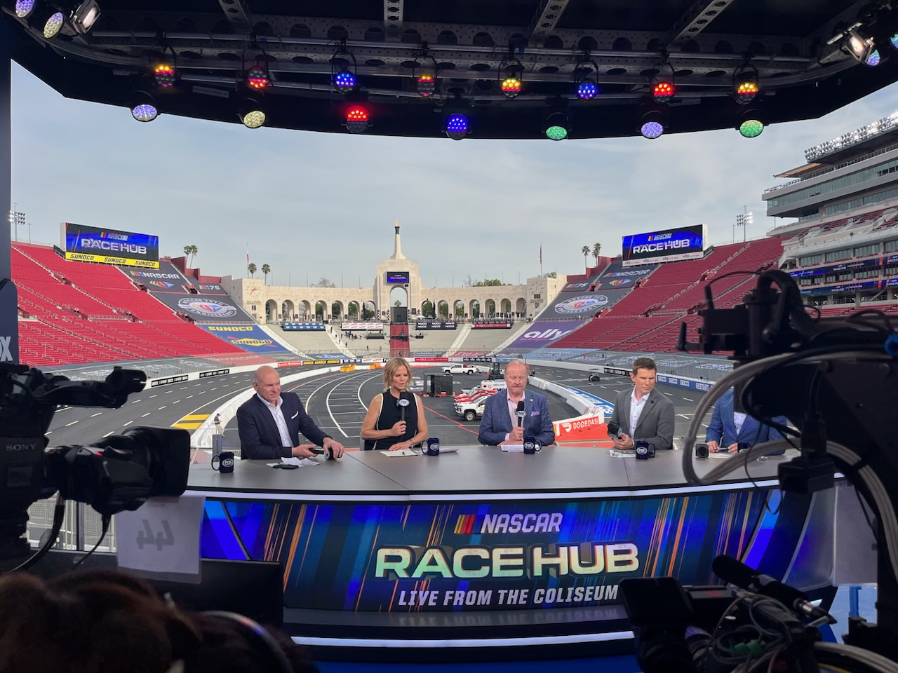Fox Sports Busch Light Clash NASCAR Studio Show Embraces Home Run Production