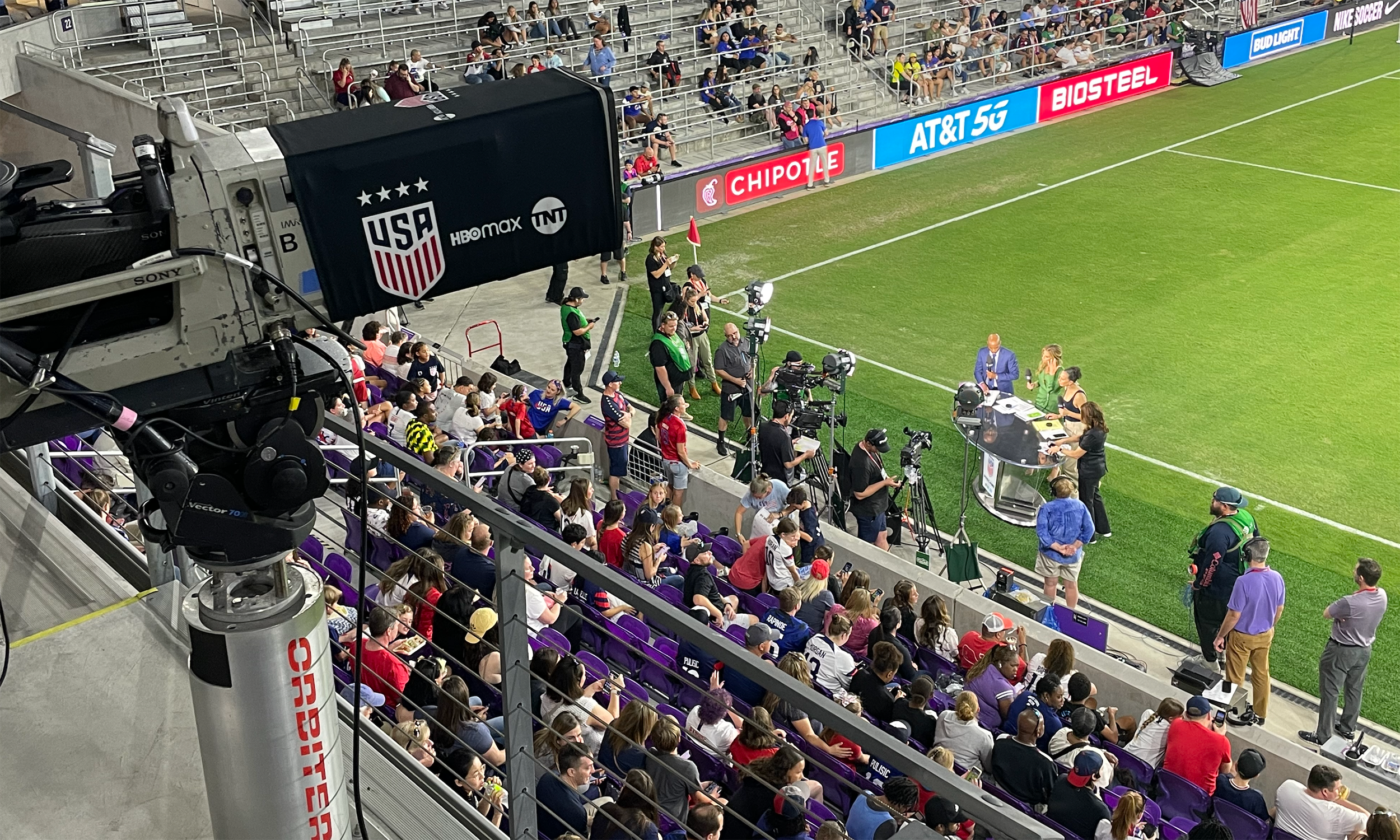 WBD Sports Bring Cabled Aerial, Live Drone to Its First Ever On-Site Production of SheBelieves Cup
