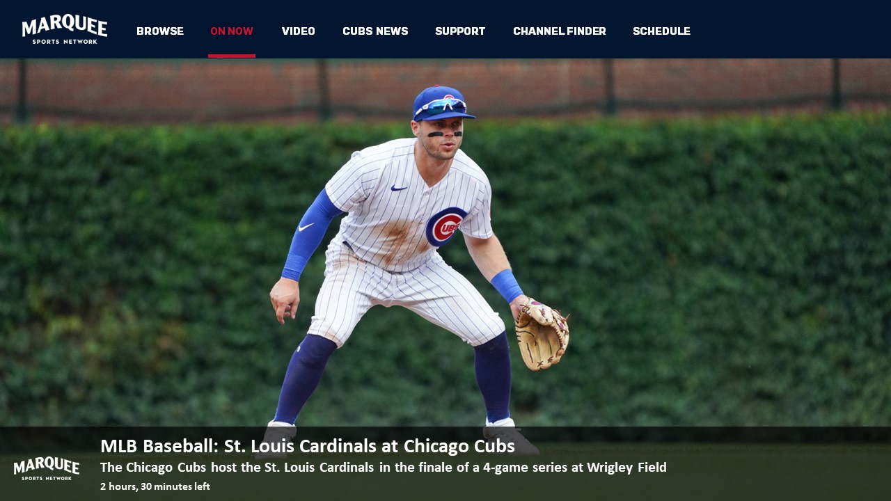 St. Louis Cardinals vs. Chicago Cubs live stream, TV channel