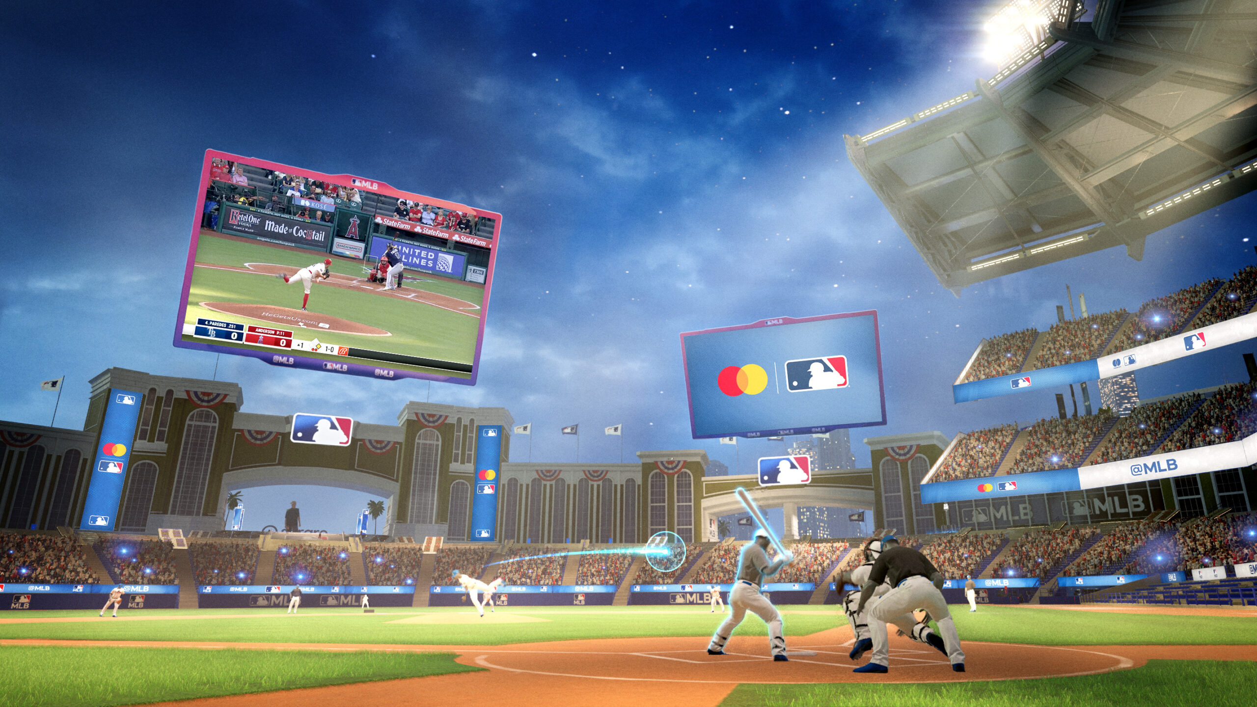 Major League Baseball to Host Latest “Virtual Ballpark” During Rays-Angels Game on Sept