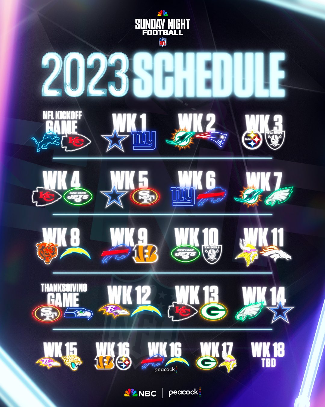 NFL Schedule 2023 - All NFL Games Today!