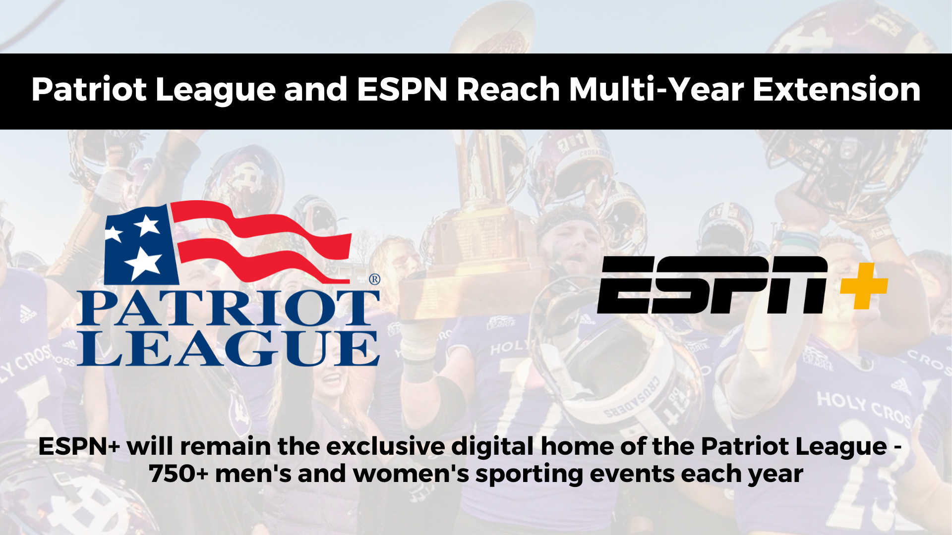 Patriot League and ESPN Reach Multi-Year Extension to Continue Live Game Coverage