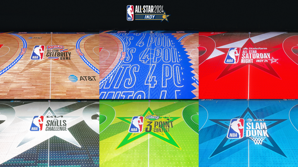 NBA Unveils EyePopping LEDVideo Court for AllStar 2024 Events