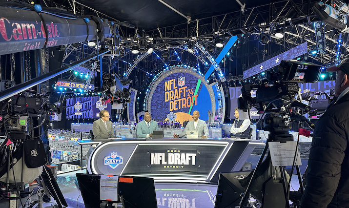 NFL Draft 2024: ESPN Motors Into Detroit With Trio of Simultaneous Live Presentations