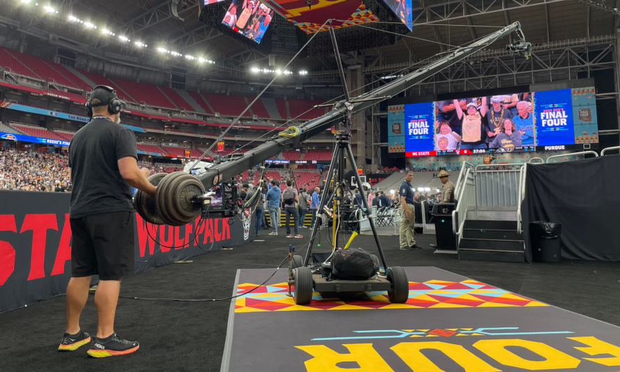 Live From NCAA Men’s Final Four: TNT Sports, CBS Sports Capitalize on Greater Freedom to Fly Live Drone Inside, Bring Back SkyCam to Supplement Massive Production